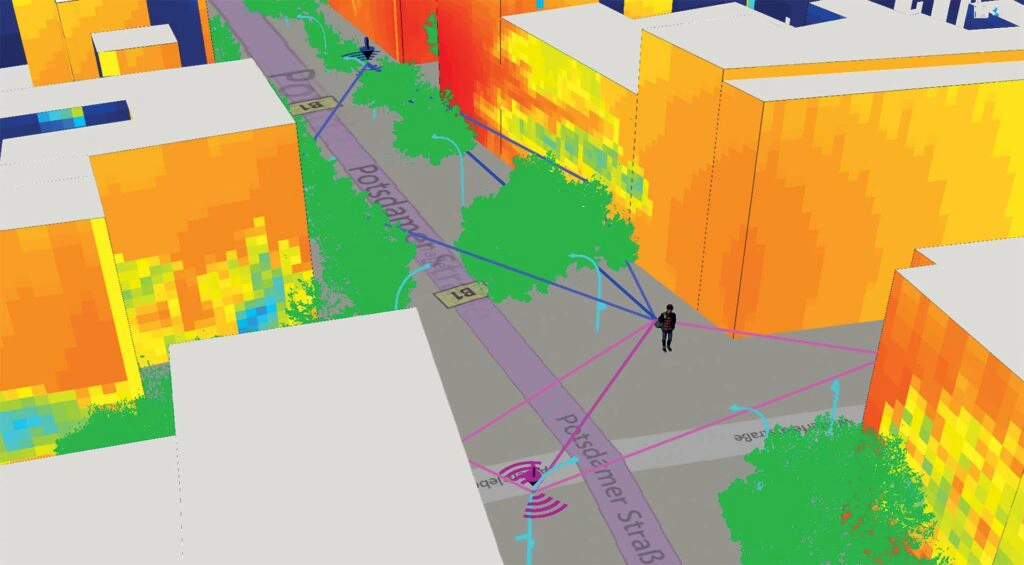 Volcano propagation model simulation