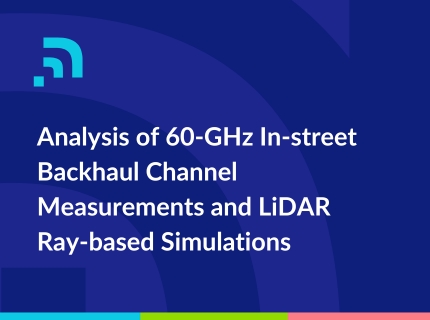 Analysis of 60-GHz In-street Backhaul Channel Measurements and LiDAR Ray-based Simulations