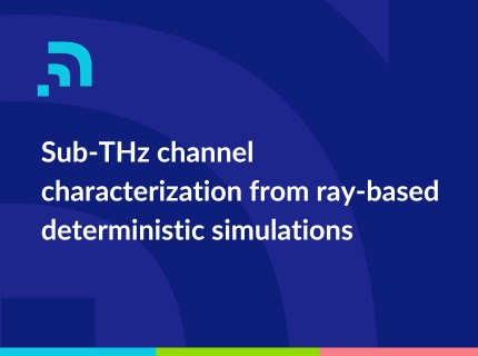 Sub-THz channel characterization from ray-based deterministic simulations