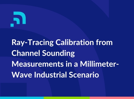 Ray-Tracing Calibration from Channel Sounding Measurements in a Millimeter-Wave Industrial Scenario