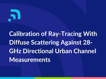 Calibration of Ray-Tracing With Diffuse Scattering Against 28-GHz Directional Urban Channel Measurements